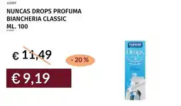 Prezzemolo e Vitale Nuncas drops profuma biancheria classic offerta