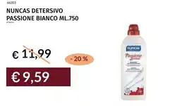 Prezzemolo e Vitale Nuncas detersivo passione bianco offerta