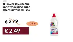 Prezzemolo e Vitale Spuma di sciampagna additivo bianco puro smacchiatore offerta