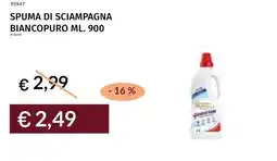 Prezzemolo e Vitale Spuma di sciampagna biancopuro offerta