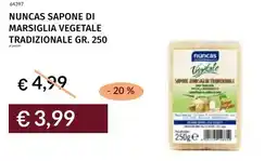 Prezzemolo e Vitale Nuncas sapone di marsiglia vegetale tradizionale offerta