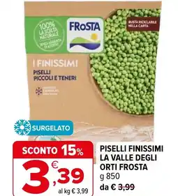 Iperal Piselli finissimi la valle degli orti FROSTA offerta