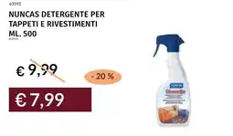 Prezzemolo e Vitale Nuncas detergente per tappeti e rivestimenti offerta