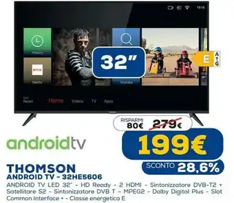 Euronics Tv led 32 offerta