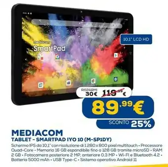Euronics Tablet offerta