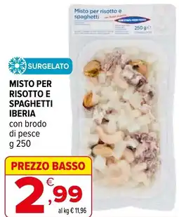 Iperal Misto per risotto e spaghetti IBERIA con brodo di pesce offerta