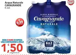 Sidis Acqua Naturale CAVAGRANDE offerta