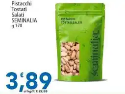 Sidis Pistacchi Tostati Salati SEMINALIA offerta