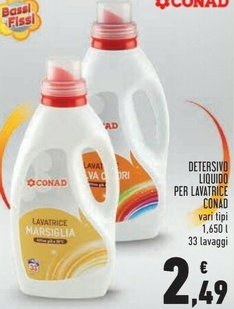 Conad Detersivo lavatrice offerta