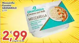 Sidis Mozzarella Panetto GRANAROLO offerta
