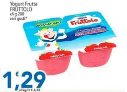 Sidis Yogurt Frutta FRUTTOLO x4 offerta