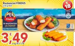 Sidis Bastoncini FINDUS x18 offerta