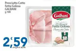 Sidis Prosciutto Cotto Fetta Golosa GALBANI offerta