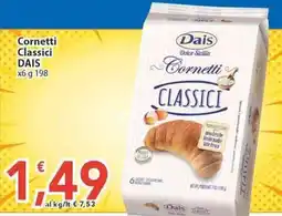 Sidis Cornetti Classici DAIS x6 offerta