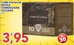 Sidis Cialde Universali ANTICA TORREFAZIONE SICILIANA x30 offerta