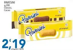 Sidis PAVESINI Classici, Cacao offerta