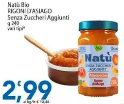 Sidis Natù Bio RIGONI D'ASIAGO offerta
