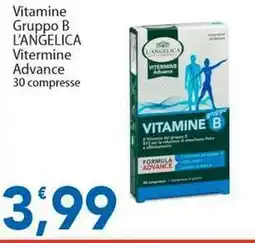 Sidis Vitamine Gruppo B L'ANGELICA Vitermine Advance 30 compresse offerta