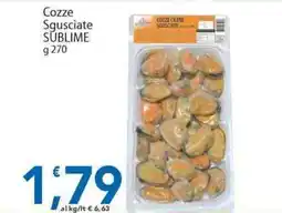 Sidis Cozze Sgusciate SUBLIME offerta