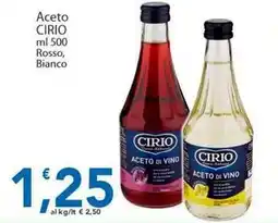 Sidis Aceto CIRIO offerta