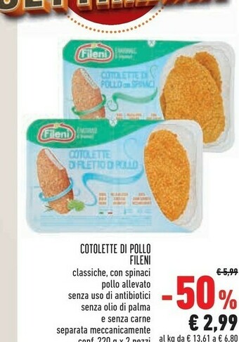 Cotolette di pollo
