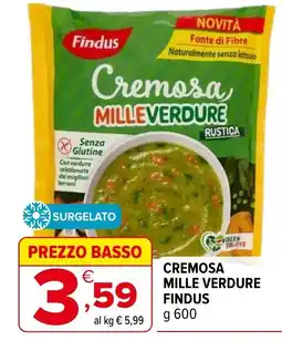 Iperal Cremosa mille verdure FINDUS offerta