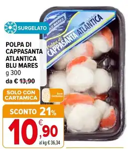 Iperal Polpa di cappasanta atlantica BLU MARES offerta