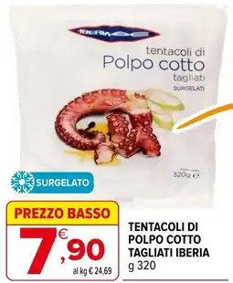 Iperal Tentacoli di polpo cotto tagliati IBERIA offerta