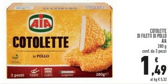 Conad Superstore Cotolette di pollo offerta