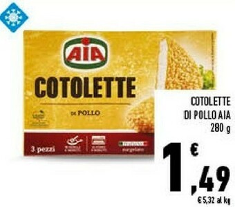 Conad Cotolette di pollo offerta