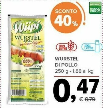 Todis Wurstel offerta