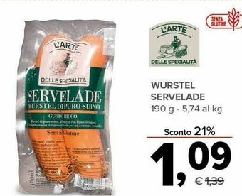 Todis Wurstel offerta