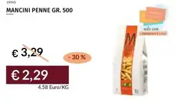 Prezzemolo e Vitale Mancini penne offerta