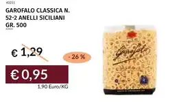 Prezzemolo e Vitale Garofalo classica n. 52-2 anelli siciliani offerta