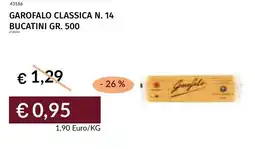 Prezzemolo e Vitale Garofalo classica n. 14 bucatini offerta
