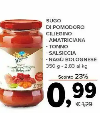 Todis Sughi per pasta offerta