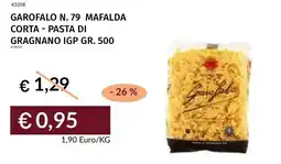 Prezzemolo e Vitale Garofalo n. 79 mafalda corta - pasta di gragnano igp offerta