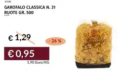 Prezzemolo e Vitale Garofalo classica n. 31 ruote offerta