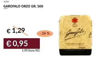 Prezzemolo e Vitale Garofalo orzo offerta