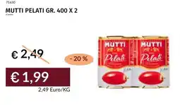 Prezzemolo e Vitale Mutti pelati offerta