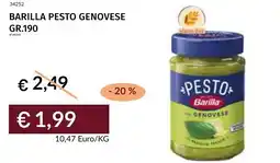 Prezzemolo e Vitale Barilla pesto genovese offerta