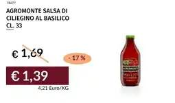 Prezzemolo e Vitale Agromonte salsa di ciliegino al basilico offerta
