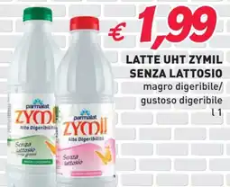 Coal Latte uht zymil senza lattosio magro digeribile/ gustoso digeribile offerta