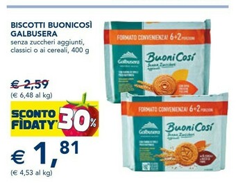Esselunga Biscotti offerta