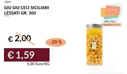 Prezzemolo e Vitale Giu giu ceci siciliani lessati offerta