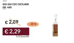 Prezzemolo e Vitale Giu giu ceci siciliani offerta
