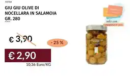 Prezzemolo e Vitale Giu giu olive di nocellara in salamoia offerta
