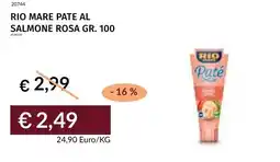 Prezzemolo e Vitale Rio mare pate al salmone rosa offerta