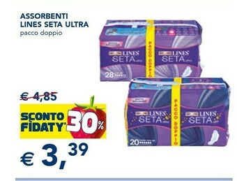 Esselunga Assorbenti lines offerta