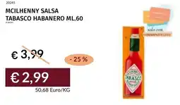 Prezzemolo e Vitale Mcilhenny salsa tabasco habanero offerta